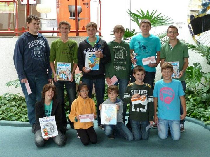 Die Teilnehmer der Kornwestheimer Schachjugendmeisterschaft