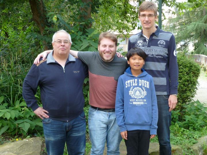 Die vier Kornwestheimer Teilnehmer bei den Württembergischen Meisterschaften: Oliver Handel, Joshua Lüdke, Danny Yi und Julian Maisch (von links).