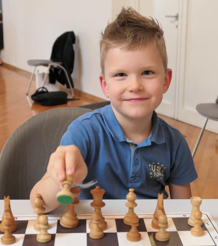 Nick Retzlaff konnte beim Kirnbachjugendopen viermal als Sieger das Schachbrett verlassen.
